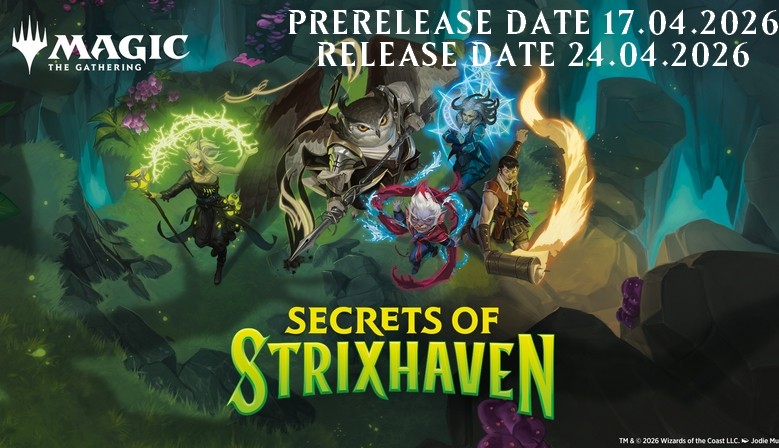 Secrets of Strixhaven 17.04.2026 Prerelease and WPN Early sales 24.04.2026 Release